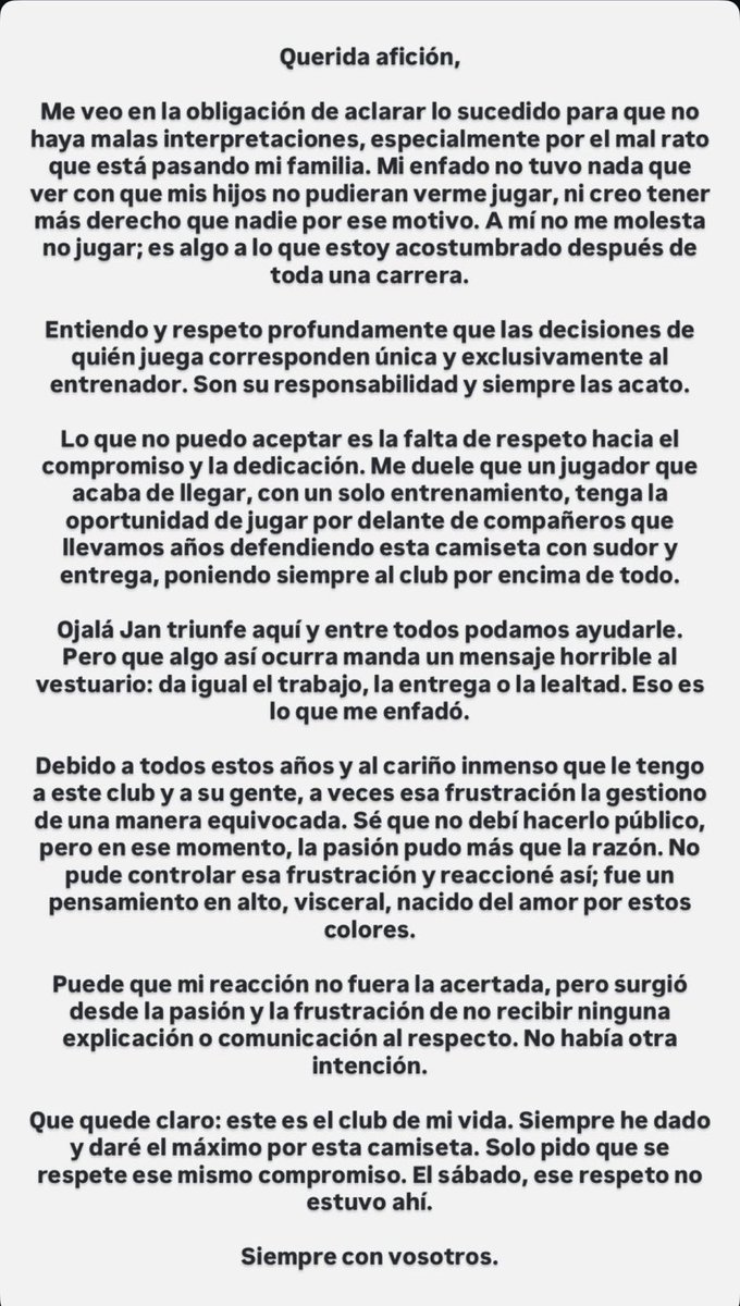 Guarrada descomunal de Dani Rodríguez mencionant a Jan Virgili