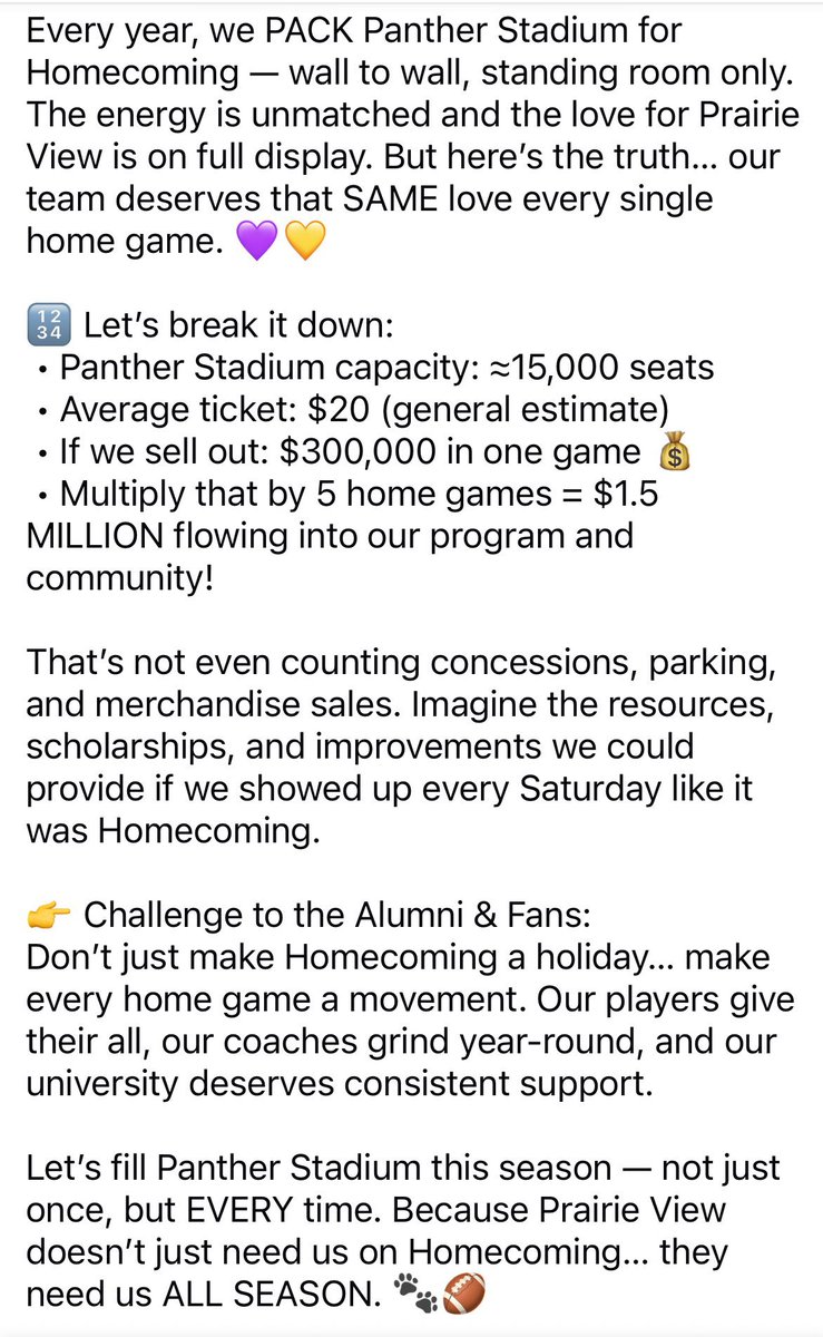 Section 107 Panthers (@107panther57195) on Twitter photo ‼️ ‼️