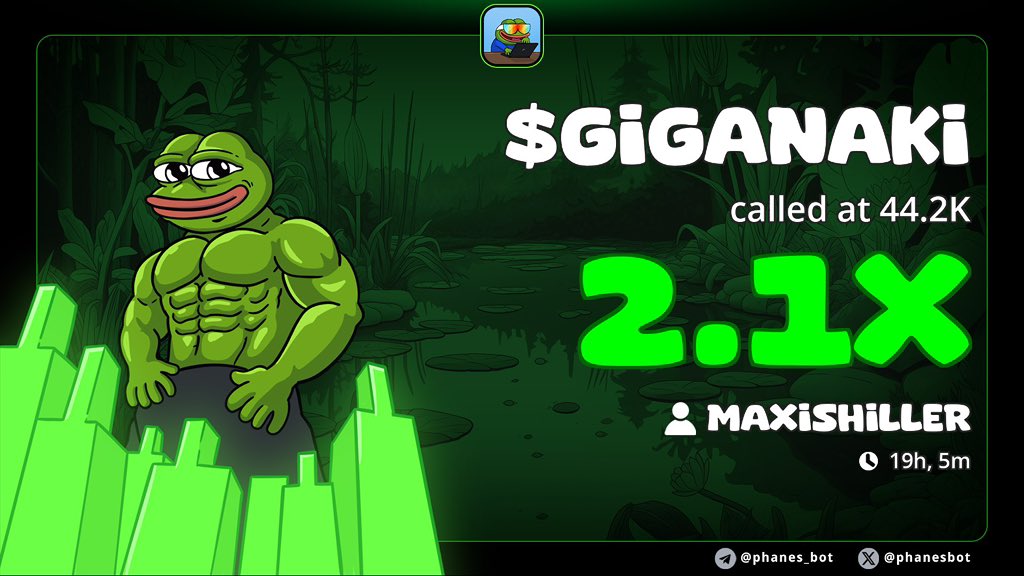2x up from my call on $GIGANAKI