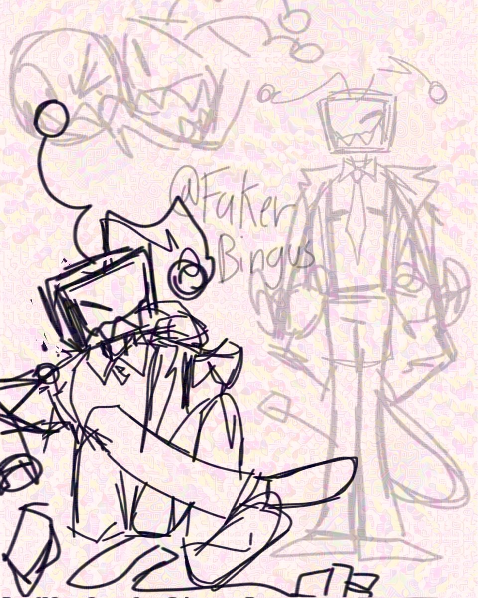 Fakerbingus's tweet image. Help hes taking over my BRAIN WITH HIS GAY YAOI VIRUS
#tvhead #tvheadoc #robotlove