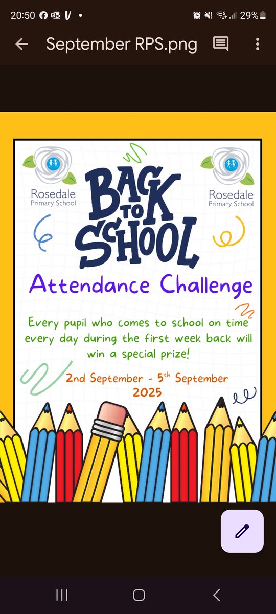 ElpRosedale's tweet image. We're so looking forward to seeing all of our Rosedale pupils and families tomorrow and for our first attendance challenge of the year! We've missed you! 
#AttendanceMatters #Firstdayofschool