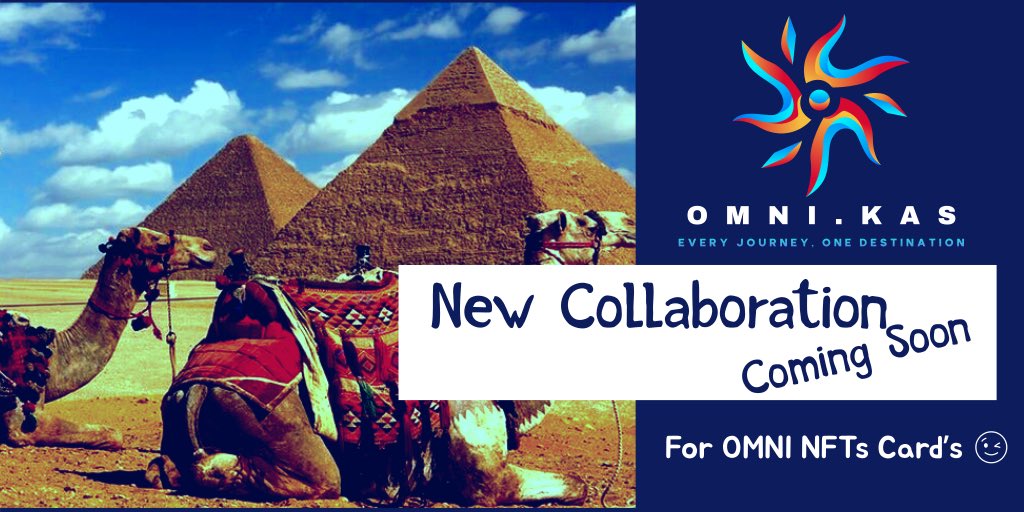 🔥 A new journey begins…
From the sands of Egypt 🏜️ to the future of $KAS 🚀

Exclusive for the #Kaspa &amp; #NFTCommunity
Unlock the OMNI #NFTs Cards 🔑

👉 Mint now on <a href="/KaspaCom/">KaspaCom ⚡️</a> 
📱 and iOS &amp; Android <a href="/KurncySolutions/">Kurncy</a> 

#NFT #Crypto #Web3 #OMNIkas