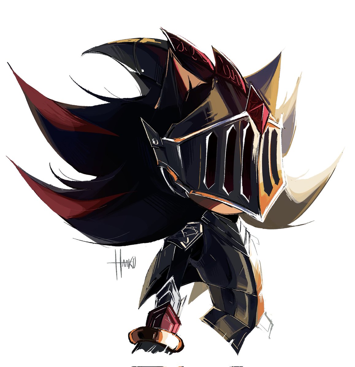 Haako_060's tweet photo. Sir Lancelot #ShadowTheHedgehog https://t.co/jTm52FsR8p