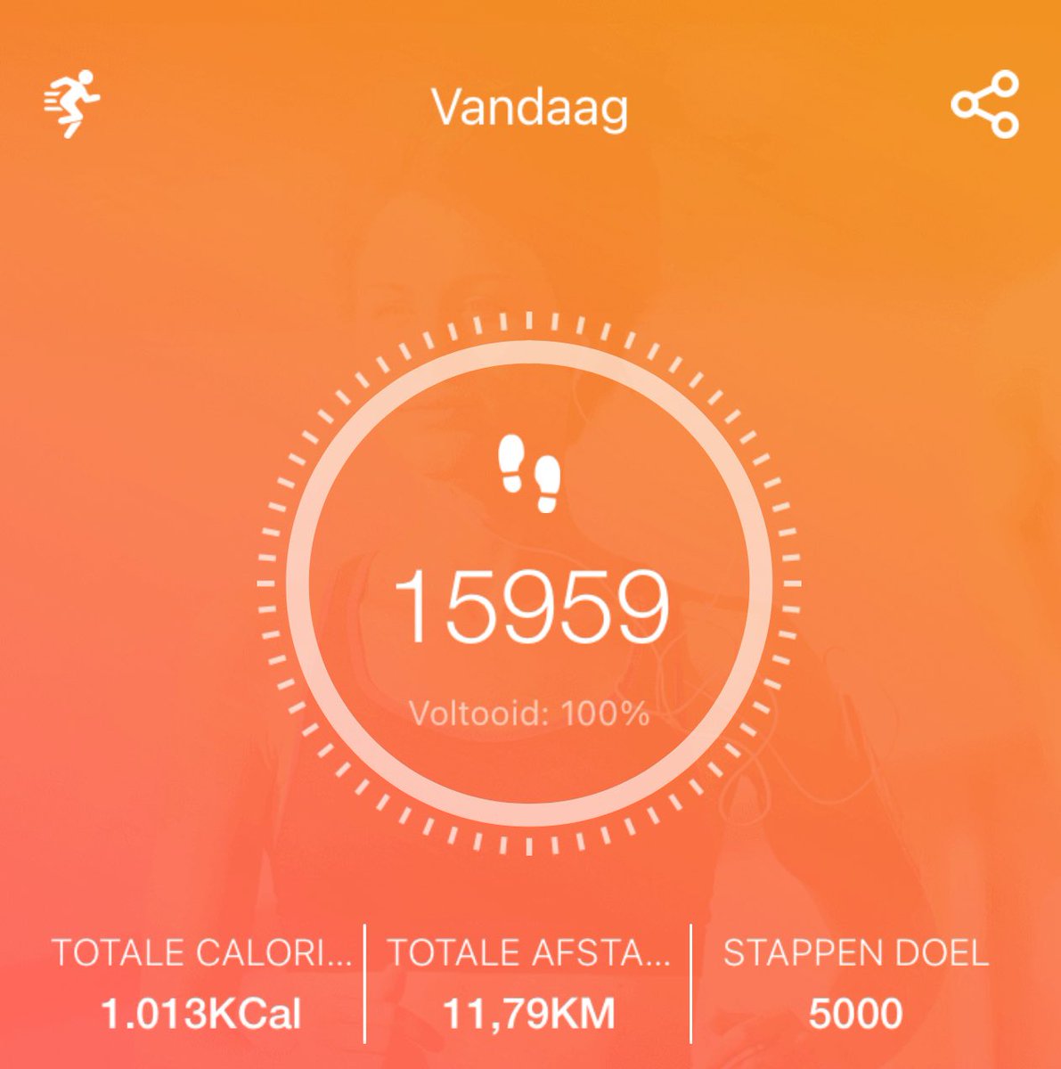 Nou lieve volgers, ik heb er vandaag weer bijna 16000 stappen op zitten, ik ga naar bed, welterusten