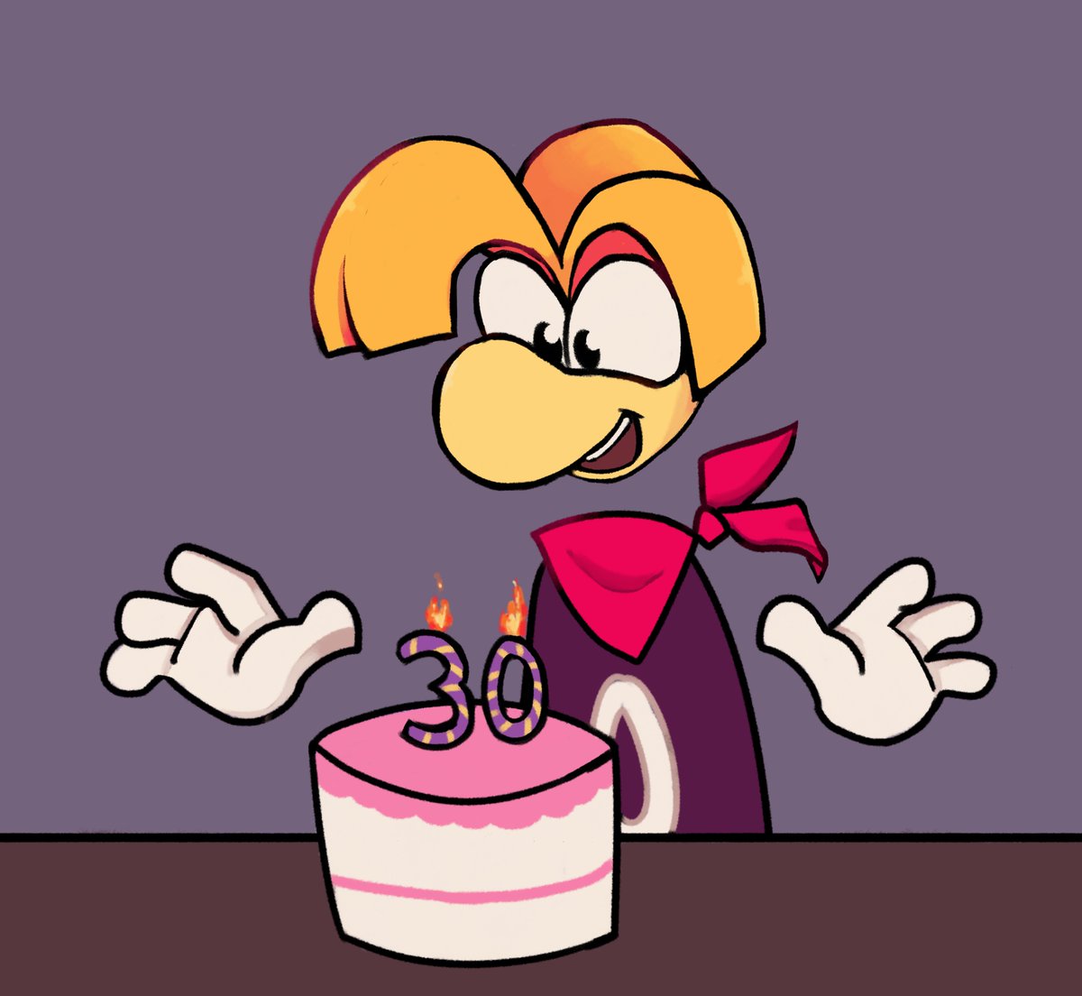 Happy birthday Rayman, I love you so much 
#Rayman30 #Rayman #RaymanFanart #Rayman30thAnniversary