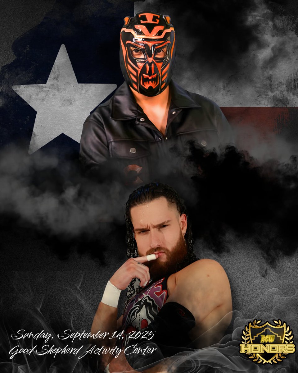 Armani Sage just leveled up. With Hitt and the powerhouse Jimmy House, he’s aiming to dethrone the Von Erichs for the Tag Titles. Plus, Sage hunts a singles win over Chaos Galvan. Sept 14. Tickets: rcw.ticketspice.com/rcw-honors-2025