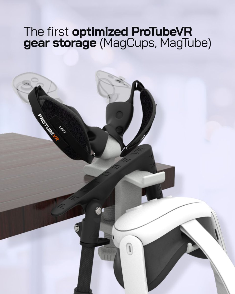 🚀 The wait is over! Introducing the new ProTubeVR Universal VR Stand. 🚀

Tired of a cluttered gaming space? Keep your entire VR setup safe, secure, and perfectly organized with the ultimate all-in-one storage solution.

✨ All-in-One Hub: The first stand optimized to store your