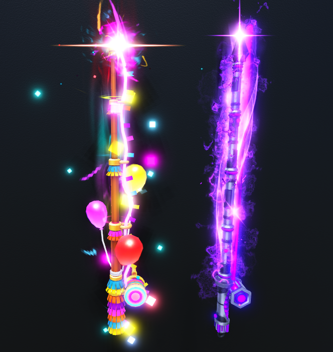 RequestingBlox's tweet image. Purple Light Saber + Pinata Rod Skins for Fish it! Play here: roblox.com/games/12186476…

 model Made by me
Concept art @macx_artt VFX @kynzuri 

#Roblox  / #RobloxDev  / #RobloxArt / #RobloxBuilder / #RobloxModeler / #Lowpoly / #robloxart / #RobloxDevs / #VFX / #robloxvfx