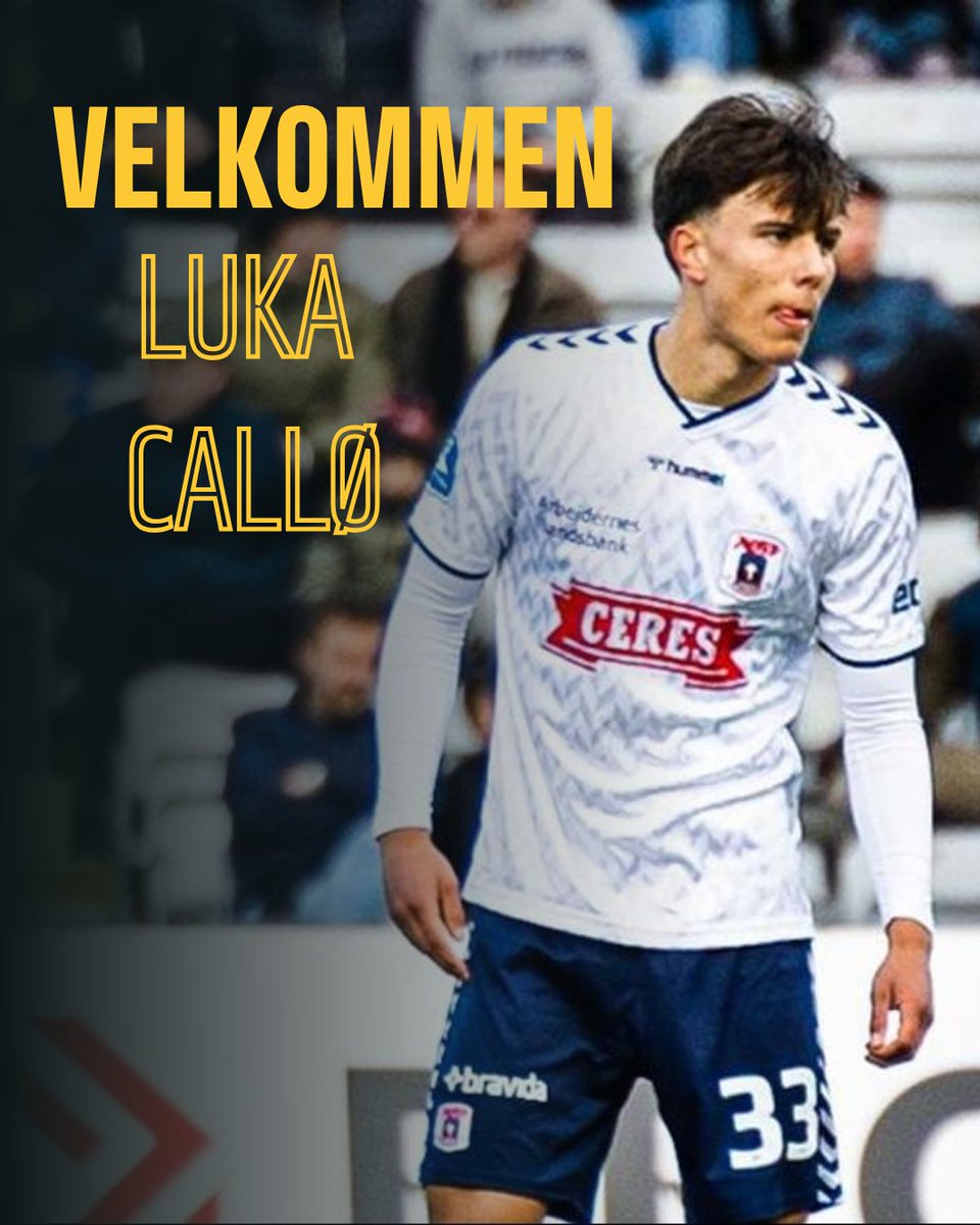 Vi forstærker forsvaret med den unge talentfulde midterforsvarer Luka Callø, som vi henter på leje fra AGF resten af sæsonen.

Byd ham velkommen til Vangen! 💛🖤
#dsng
