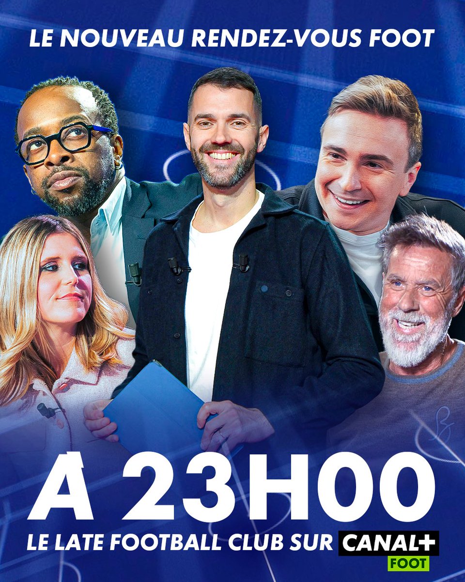 🚨 La dernière journée du mercato va enflammer le retour du Late Football Club !

⌚️ C’est ce soir à 23H00 sur C+FOOT !