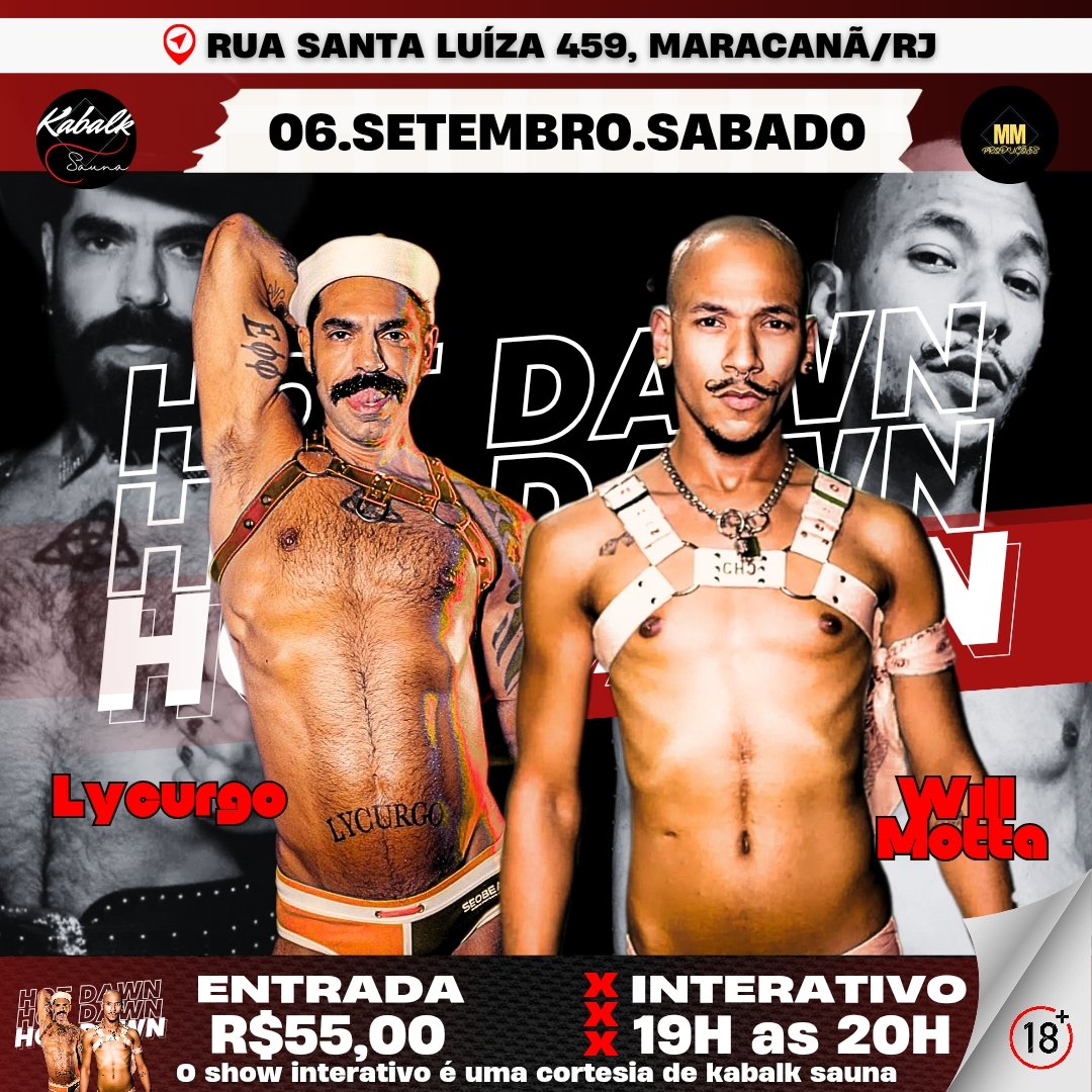 SORTEIO FOTO OFICIAL 🔥
Concorra a uma entrada grátis no evento de sábado 06/09/2025.
Regras:
1- Retweetar essa foto 
2- Curtir a Imagem
3- Seguir o perfil 
<a href="/Kabalksauna69/">Kabalksauna</a>

Resultado do sorteio a partir de 14h de sábado.