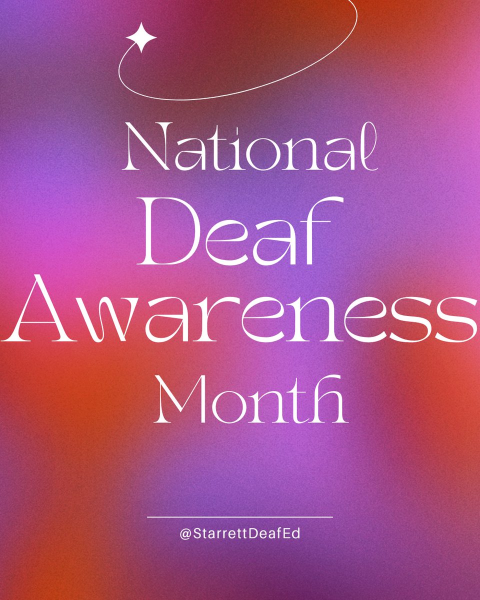 September is National Deaf Awareness Month! Throughout this month, I'll be sharing stories, resources, and insights to help spread awareness about Deaf culture, language, and the incredible individuals who make up this community I so deeply admire.
#DeafAwarenessMonth