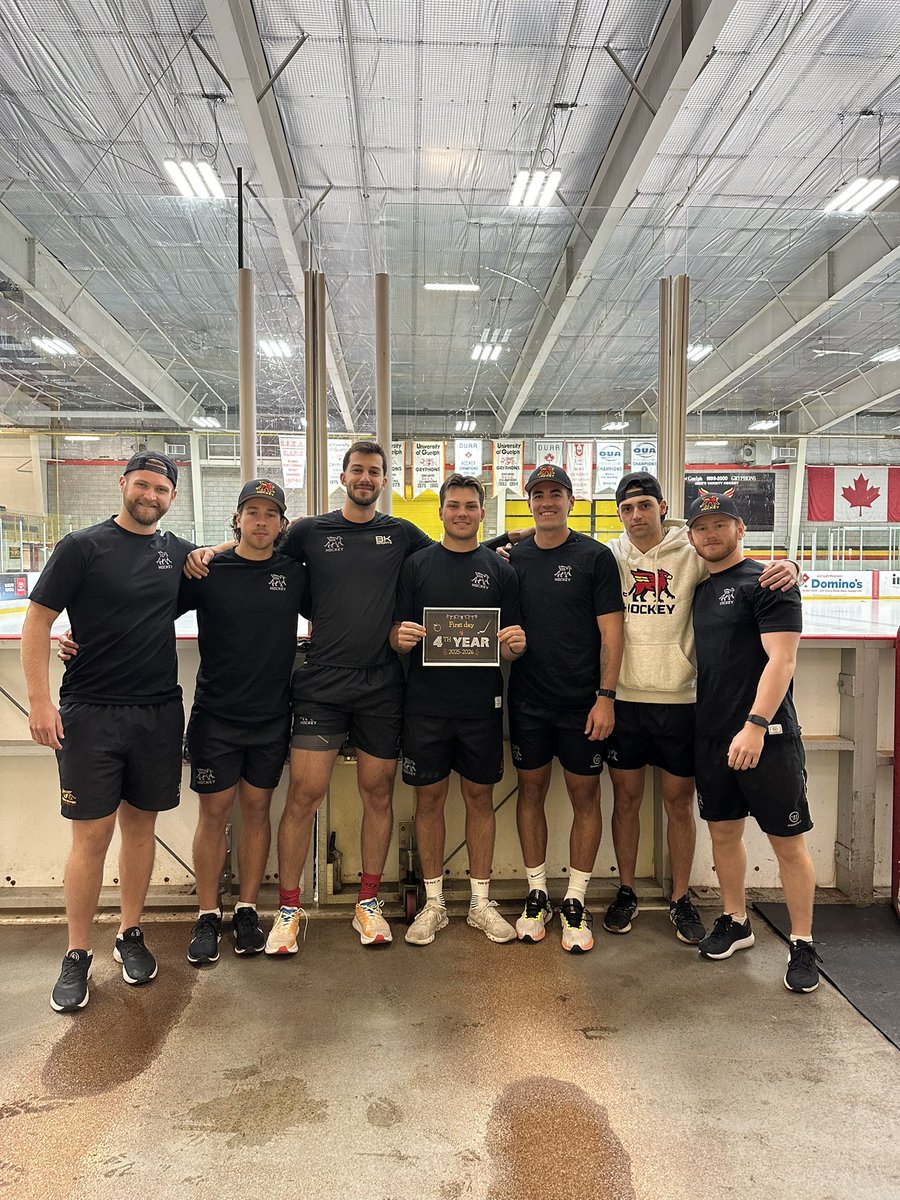 The boys are back, and so are the first day of hockey pics! 📸 

#GuelphGryphons #NewSeason #GryphonHockey