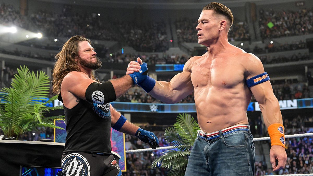 Cualquier booker medianamente decente te bookeaba un Aj Styles vs John Cena en París, pero no, mejor humillamos al Fenomenal con una rivalidad ante el Grande Americano y seguimos jodiendo el tour del retiro de Cena…

#WWERaw