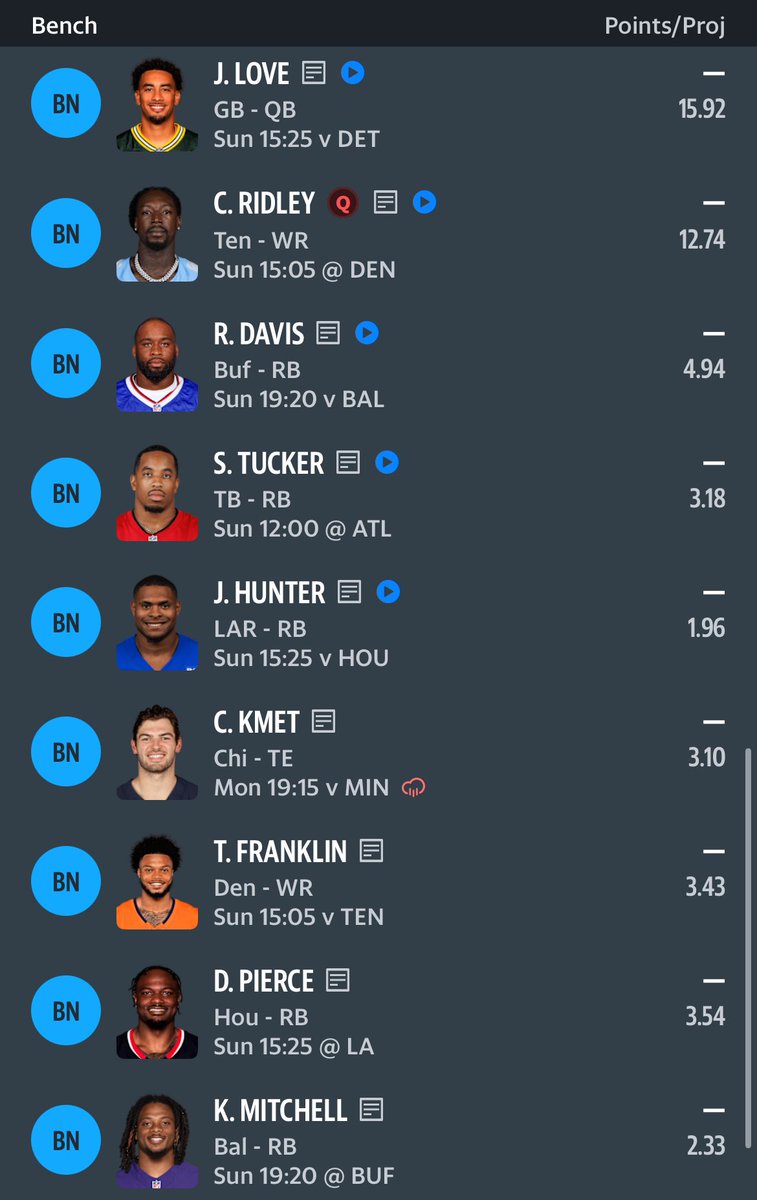 Wardo911's tweet photo. @austinabbott 12 team 0.5 PPR auction draft https://t.co/j8T3iCzitR