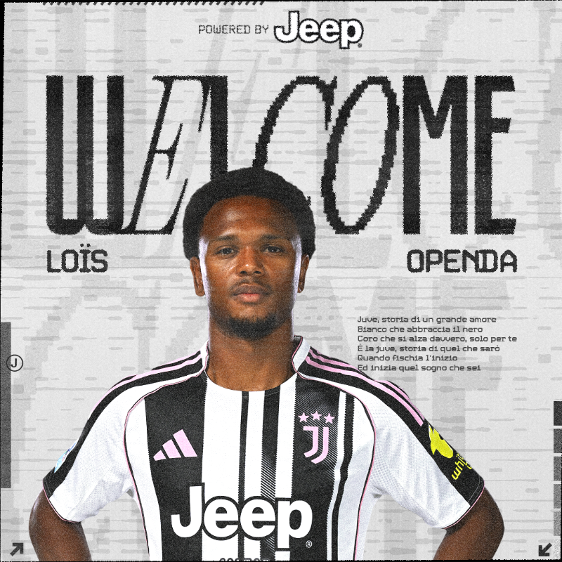 juventusfcen's tweet photo. Openda is ours! ⚪️⚫️

Welcome to Juventus, Lois!