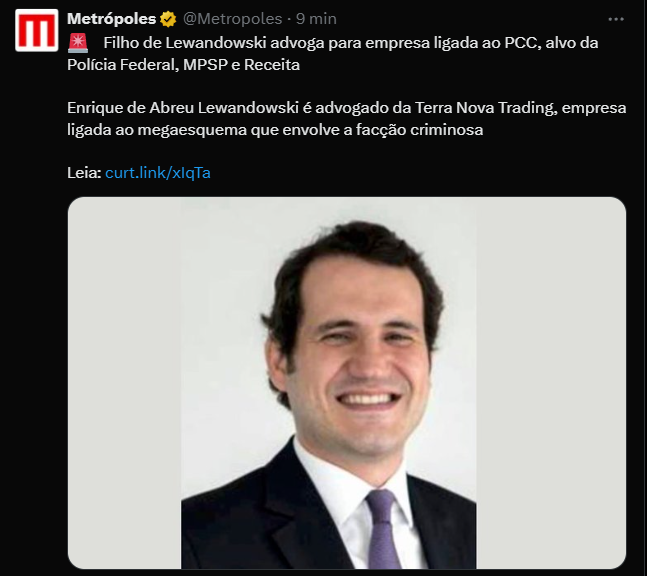 O pai diz que vai acabar com as facções enquanto o filho trabalha pra defendê-la. 
Só no Brasil mesmo pra acontecer uma merda dessas!!!