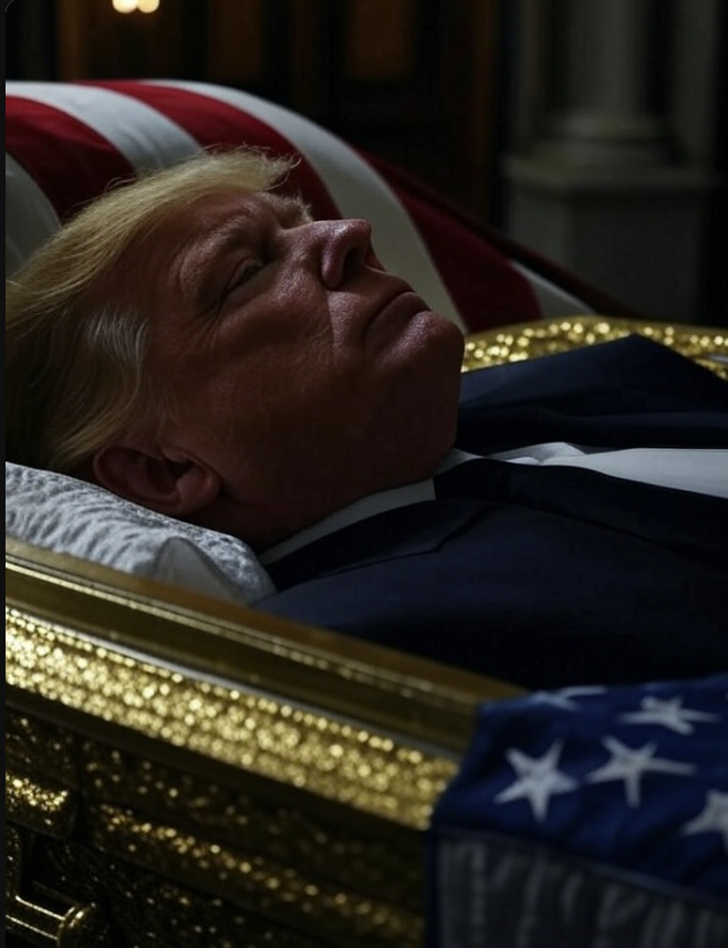 realTuckFrumper's tweet image. 🚨Breaking: Sources close to Mar-a-Lago whisper that Trump is battling a severe illness. 

Rumors say he's bedridden, fighting for his life. 

Is this the end of an era? 

#TrumpHealth #RumorMill