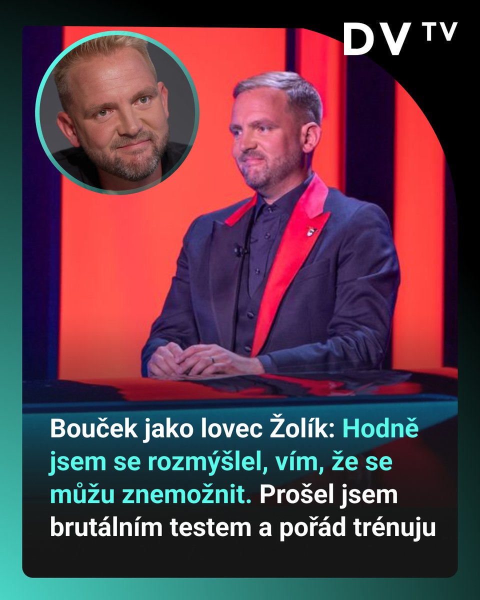 💬| „Je to ojedinělý druh stresu, který jsem u televizní práce nezažil. Diváci budou dost překvapení tím, jak tam vypadám. I já jsem sám sebe překvapil. Jsem tam v transu,” popisuje moderátor Libor Bouček své dojmy z natáčení soutěže Na lovu, ve které bude novým lovcem s