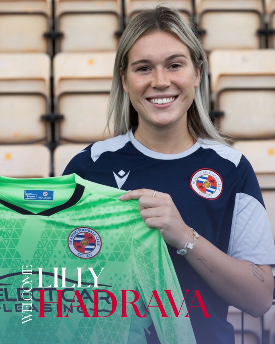 HADRAVA IS A ROYAL 🙌

We are delighted to announce the signing of Lilly Hadrava for the 2025/26 season! 💙

Welcome to Reading, Lilly! 👊