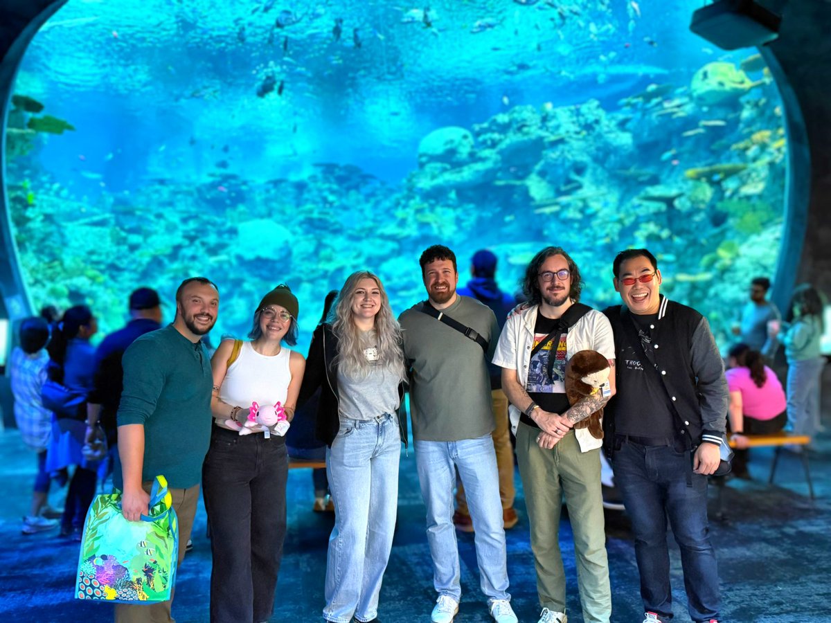 a little aquarium action with some amazing people before more PAX action, as a treat 🥰