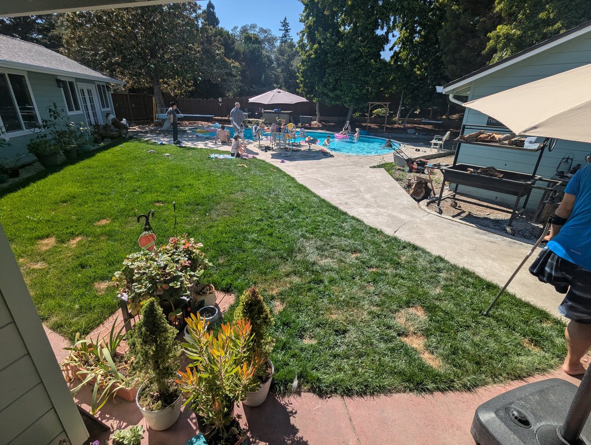 Labor Day weekend pool party
