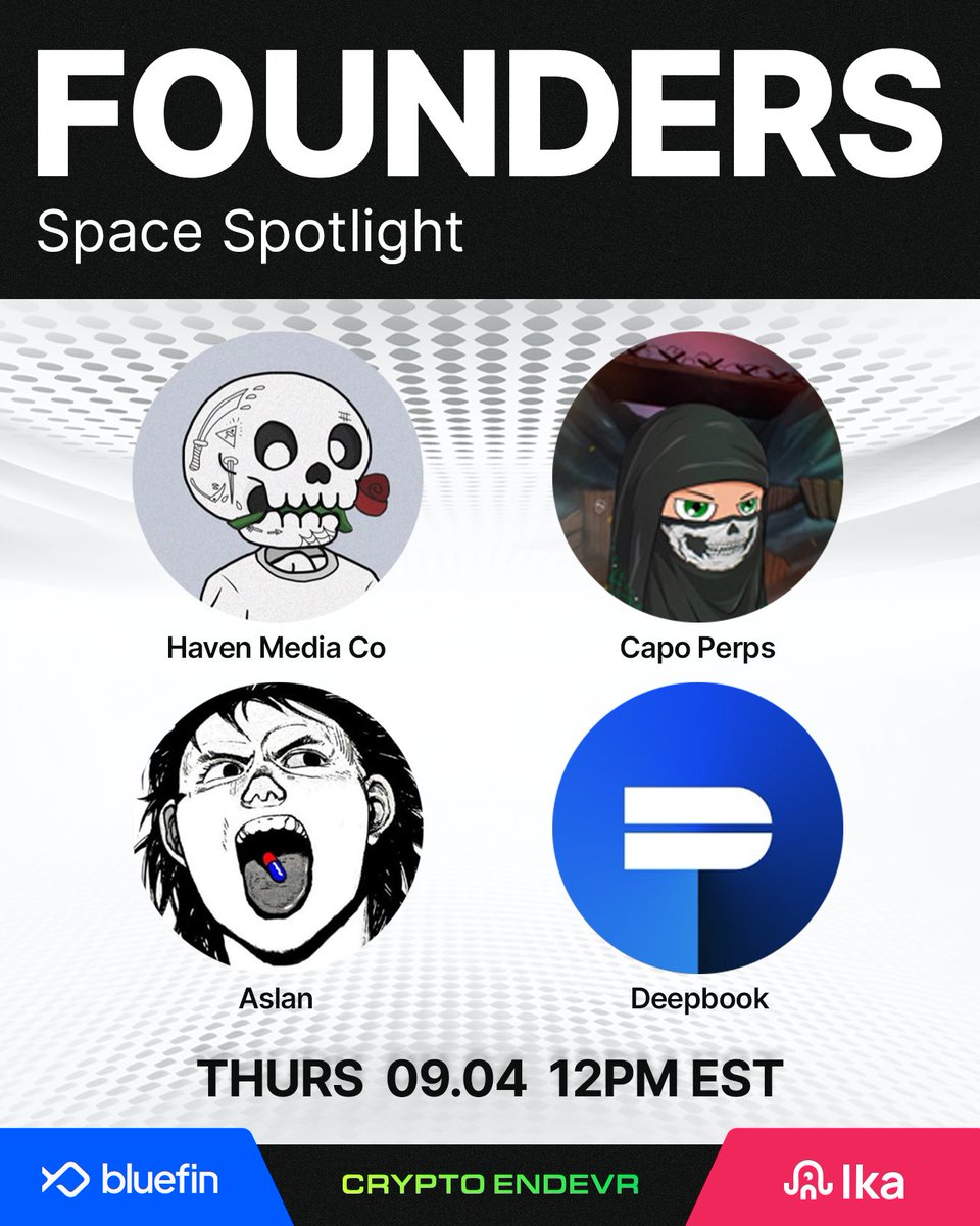 MikeNielsen (@havenmediaco) on Twitter photo 🚨 FOUNDERS SPACE SPOTLIGHT by <a href="/CryptoEndevr/">CRYPTO ENDEVR</a>
This week we’re sitting down with <a href="/aslan_web3/">aslan.sui</a> Engineer at <a href="/Mysten_Labs/">MystenLabs.sui</a> who's building <a href="/DeepBookonSui/">DeepBook Protocol on Sui</a>.
From his early days at Coinbase to helping build <a href="/Mysten_Labs/">MystenLabs.sui</a>, Aslan’s journey is a preview into how top builders are helping 🚨 FOUNDERS SPACE SPOTLIGHT by <a href="/CryptoEndevr/">CRYPTO ENDEVR</a>
This week we’re sitting down with <a href="/aslan_web3/">aslan.sui</a> Engineer at <a href="/Mysten_Labs/">MystenLabs.sui</a> who's building <a href="/DeepBookonSui/">DeepBook Protocol on Sui</a>.
From his early days at Coinbase to helping build <a href="/Mysten_Labs/">MystenLabs.sui</a>, Aslan’s journey is a preview into how top builders are helping