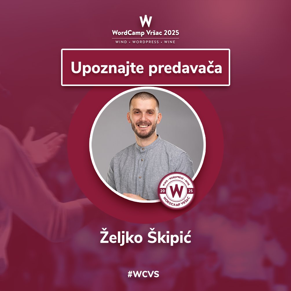 WordCamp Vršac tweet media