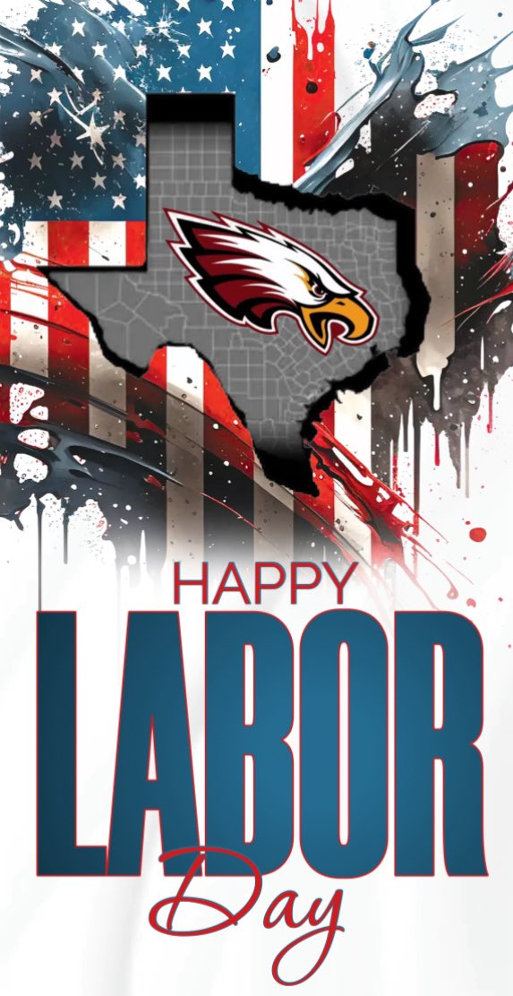 HearneVball's tweet photo. From Hearne Eagle Lady Volleyball Happy Labor Day! https://t.co/Km5pJi9XCh