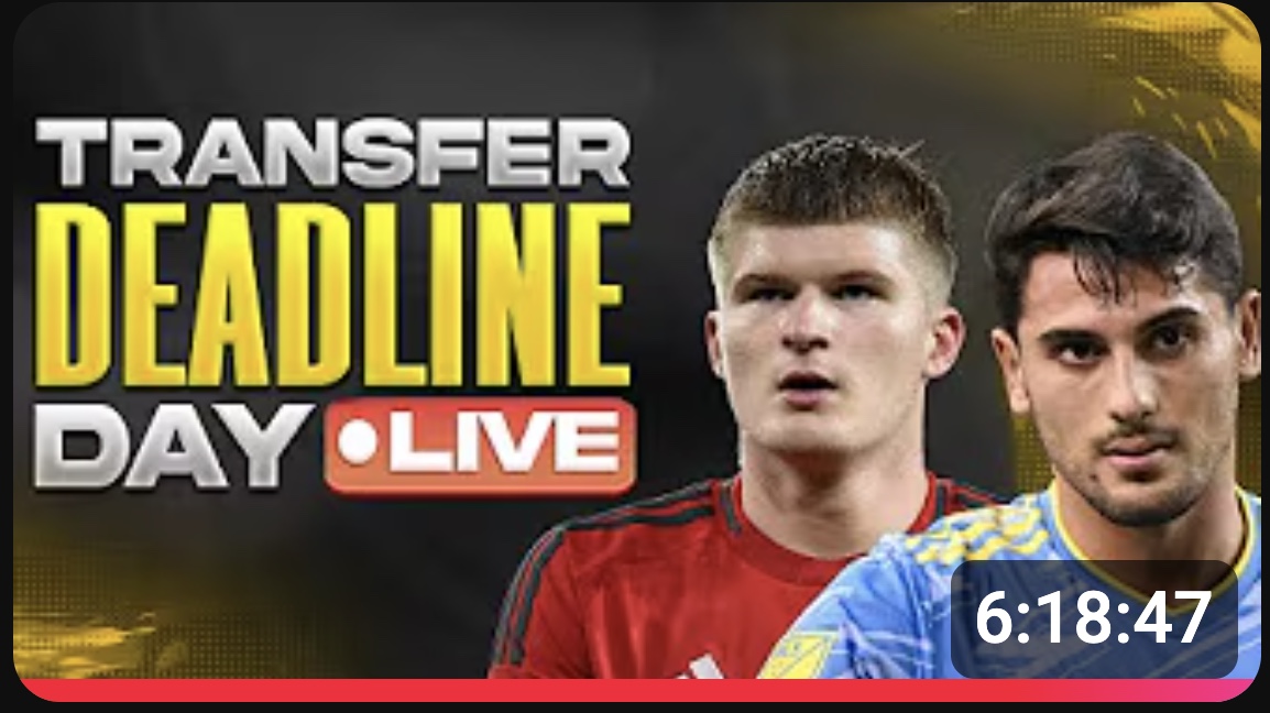 Big shoutout to everyone who joined our Deadline Day live stream for over 6 hours! We ended the window strong with 3 loan signings who improve the squad. 

Jordan James is going to be a hit!!

Special mention to @fossehub for keeping us updated all day 👏