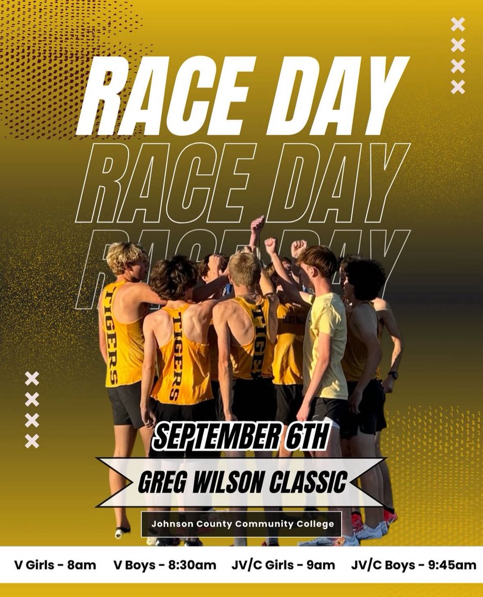 bvhs_XC's tweet photo. ‼️‼️‼️IT’S RACE WEEK‼️‼️‼️

GREG WILSON CLASSIC

🗓️ Saturday, September 6th
📍JCCC
⏰ 8am https://t.co/QyR5SfIFvU
