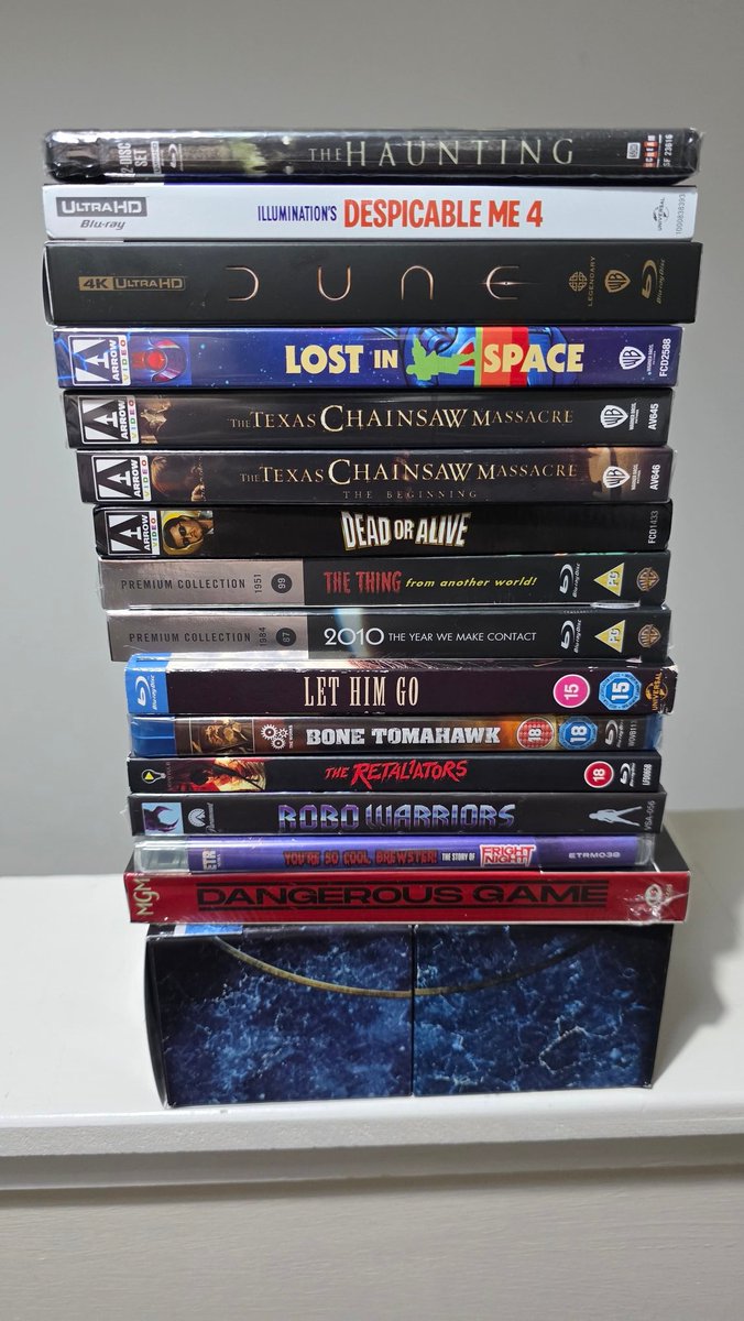 Double edition of #mondayblus as i missed a week Some utter corkers here from the likes of <a href="/ArrowFilmsVideo/">Arrow Video</a> <a href="/VinegarSyndrome/">Vinegar Syndrome</a> 
Been after the Underworld set for a while and grabbed a premium edition of Dune to go with the <a href="/Mantalab/">Manta Lab</a> edition of Dune 2.
#FilmTwitter #physicalmedia