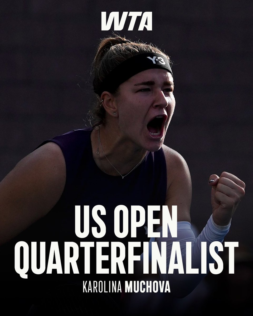 Grit and determination 😮‍💨

<a href="/karomuchova7/">Karolina Muchova</a> books her place in the quarterfinals with a 6-3, 6-7, 6-3 win against Kostyuk.

#USOpen