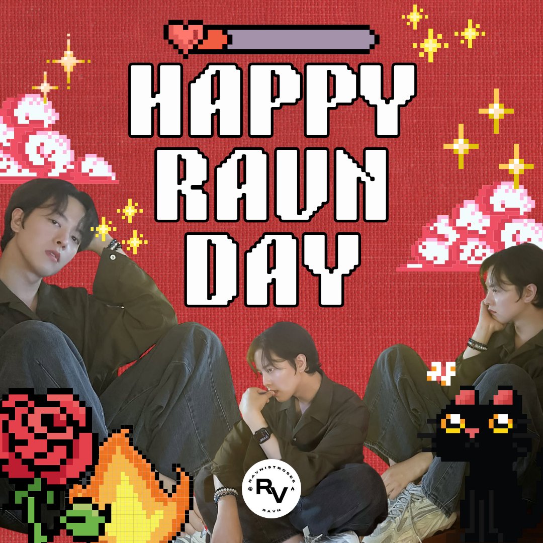 HAPPY RAVN DAY!!! 
♥️🌹🔥

#ItsyaboyRaVnDay #우리보이레이븐데이축하하기
#RAVN #レイブン #ROSES