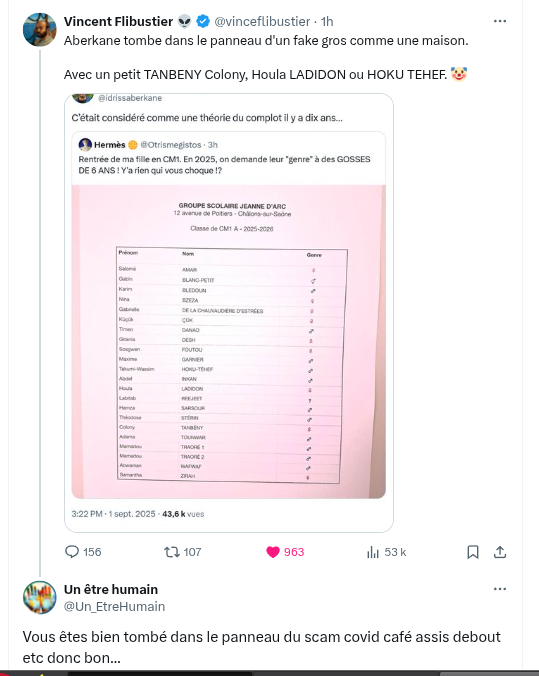 grisouusss 💉💉🚨Ministre de la santé du PFM🚨 (@grisou97160) on Twitter photo Les comploplos sont toujours aussi cons. <a href="/idrissaberkane/">Idriss J. Aberkane Ph.D x3</a> le triple mytho "se fait avoir" et l'étron humain : "oui mais la covid". Au fait ton enquête sur Karim avance ? Ca commence à faire long <a href="/Un_EtreHumain/">Un être humain</a> Les comploplos sont toujours aussi cons. <a href="/idrissaberkane/">Idriss J. Aberkane Ph.D x3</a> le triple mytho "se fait avoir" et l'étron humain : "oui mais la covid". Au fait ton enquête sur Karim avance ? Ca commence à faire long <a href="/Un_EtreHumain/">Un être humain</a>