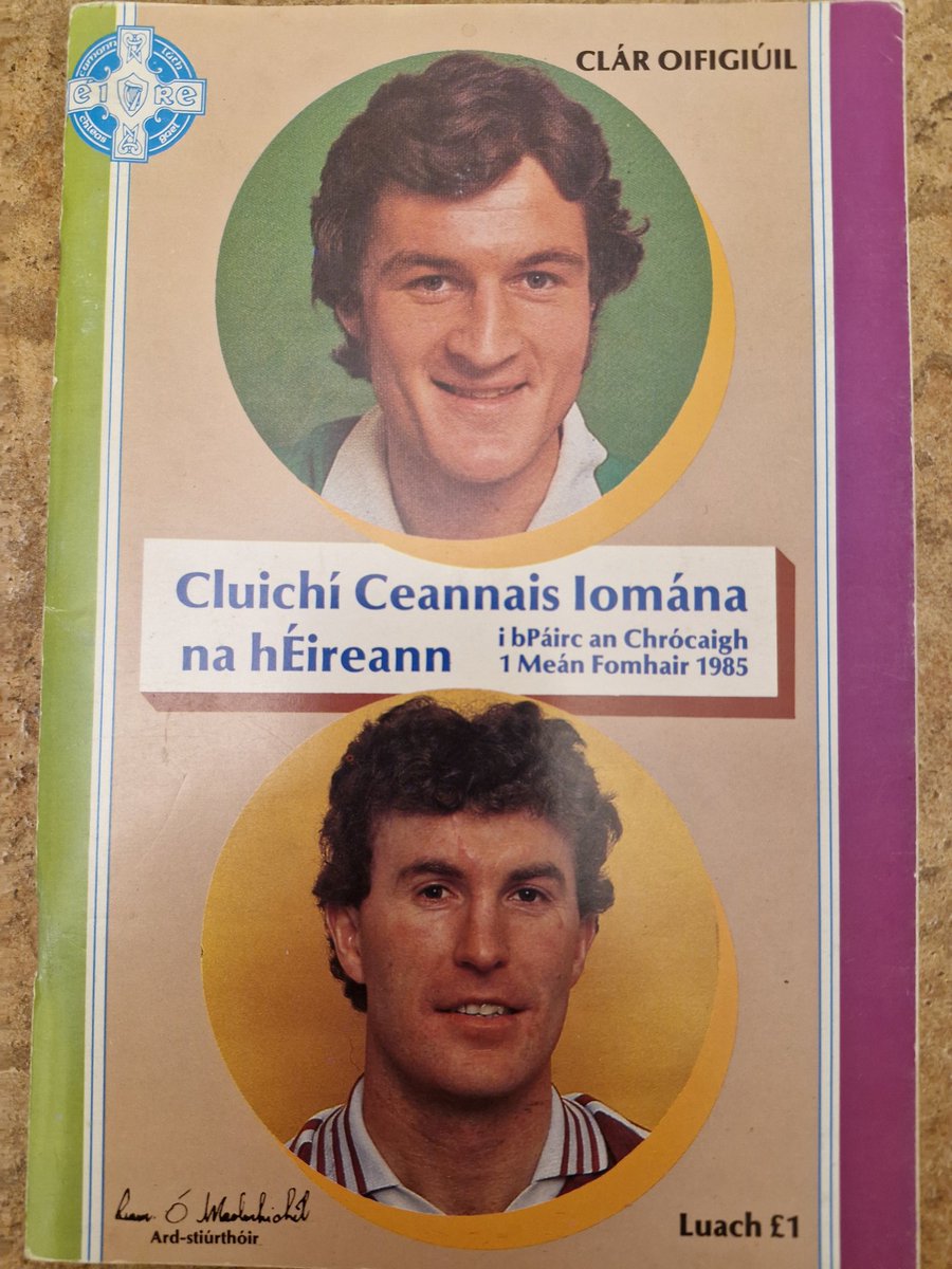 Plainofherbs's tweet image. 40 years ago today. Perhaps the forgotten All-Ireland win. It shouldn't be, on so many levels: a second title to show to the critics, Pat Carroll ill, the wettest summer ever with flooding in August.