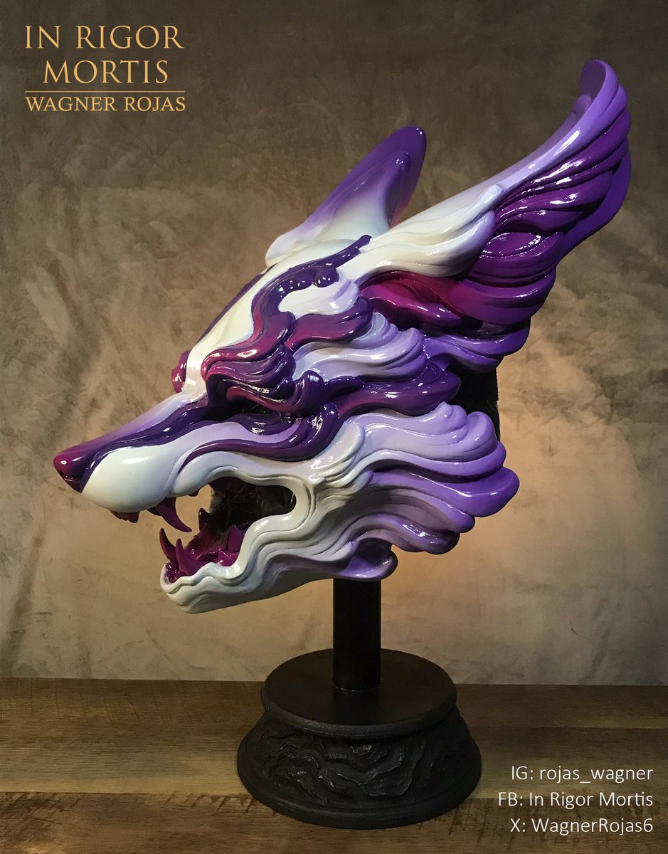 WagnerRojas6's tweet photo. Primera máscara Kitsune "Baroque" con pintado personalizado.
Cada una de las 99 máscaras de esta edición limitada tendrá un pintado único e irrepetible.

El cliente solicitó esta gama de colores y su pedido ya se encuentra en camino a Makai city - Malasia!

#handmade #mask #fox https://t.co/NdST05ieBa