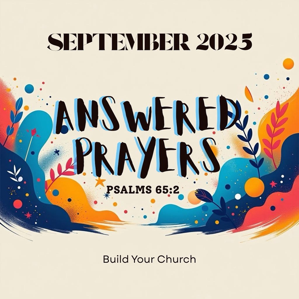 Welcome to the month of answered prayers!

You who answer prayer, to you all people will come. - Psalms 65:2 NIV

This month, give thanks and pray with the faith that your prayers have been answered.

Happy New Month.