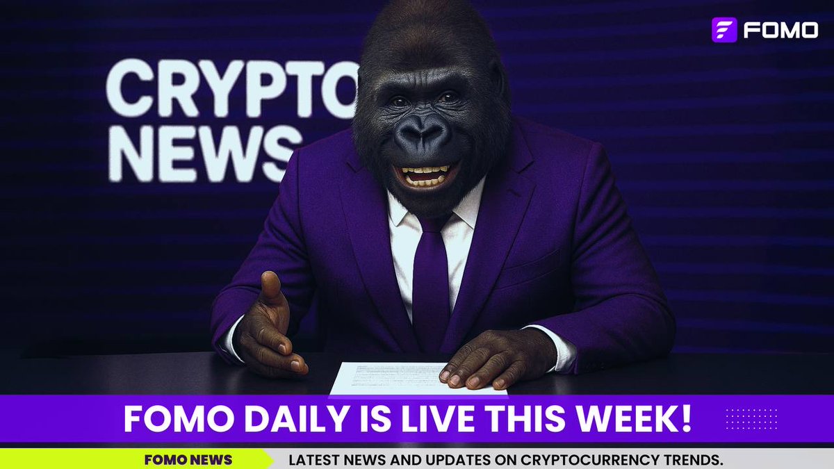 FOMODaily's tweet image. FOMO Daily is going to launch very soon!  

Your new home for real time crypto news, market insights, and updates. 

FOMO Daily will keep you in the loop with crypto and finance news as its core.