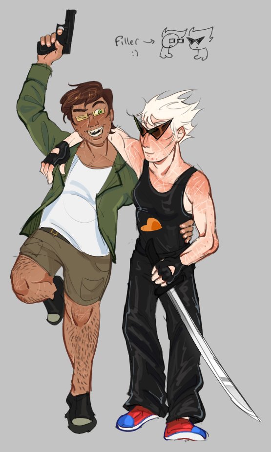#homestuck #dirkjake 

quit waving that thing around, you could shoot somebody.