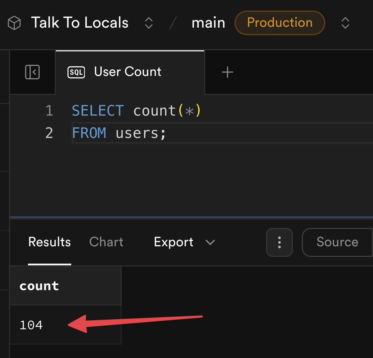Reached my very first milestone with <a href="/talktolocalsai/">Talk To Locals</a> 

The next screenshot will be from the Polar dashboard.

I hope 😄