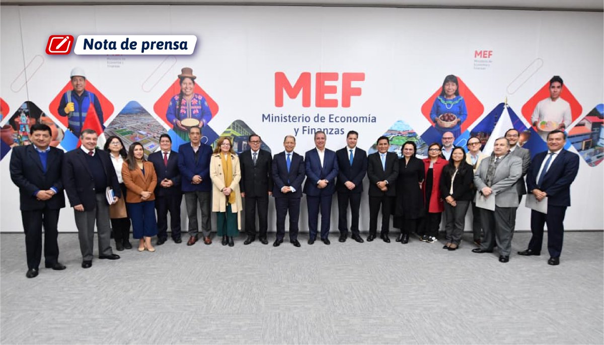 Así, el MEF reafirma su compromiso con una política de competitividad que articule esfuerzos entre el Gobierno Nacional, los gobiernos regionales y el sector privado, bajo una visión compartida que permita más productividad, mejores servicios y mayor bienestar para todos los