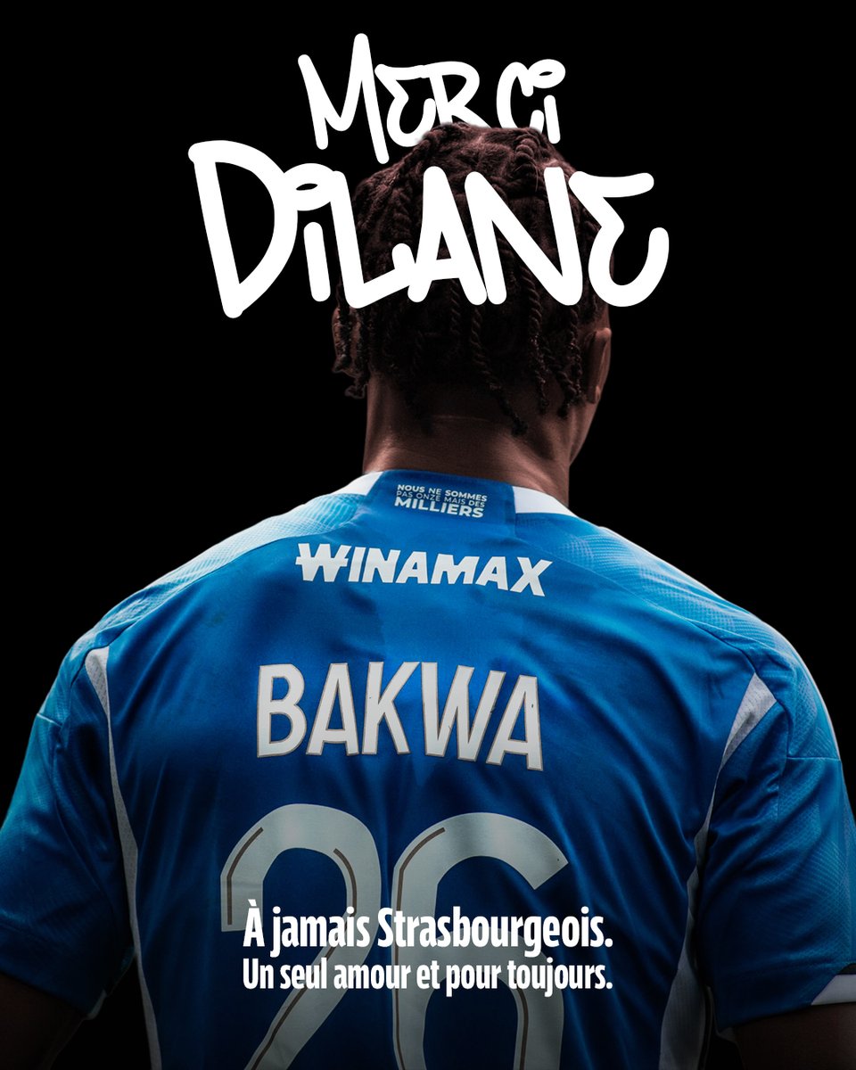 Il nous a fait confiance dès le début du projet, n'a jamais triché et alors qu'il était déjà en négociations avec d'autres clubs, il a toujours donné le meilleur de lui. 💙

Merci Dilane, merci pour tout.  🫶

UN SEUL AMOUR ET POUR TOUJOURS. 💙🤍