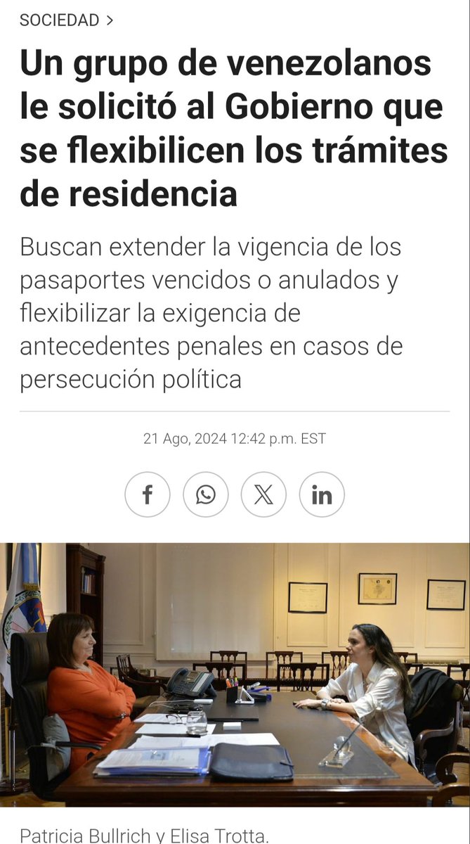 Valeria (@valeria18548559) on Twitter photo Elisa Trotta ayer decía que su padre fue un preso político, pero lo que nunca dice que pertenecía el grupo PTR ERP marxista leninista, organización clandestina más pesada que montoneros, q secuestraba empresarios y mataron 500 personas.
La q se pone la vara de los DDHH ... Elisa Trotta ayer decía que su padre fue un preso político, pero lo que nunca dice que pertenecía el grupo PTR ERP marxista leninista, organización clandestina más pesada que montoneros, q secuestraba empresarios y mataron 500 personas.
La q se pone la vara de los DDHH ...