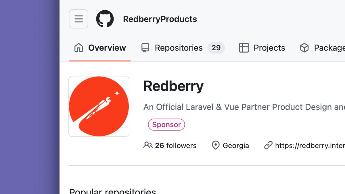 huge thanks to @redberry_agency for supporting my open source work + youtube channel 🙌

they're an official laravel &amp; vue partner, doing awesome stuff in product design, dev, and creative growth marketing!

check them out: redberry.international