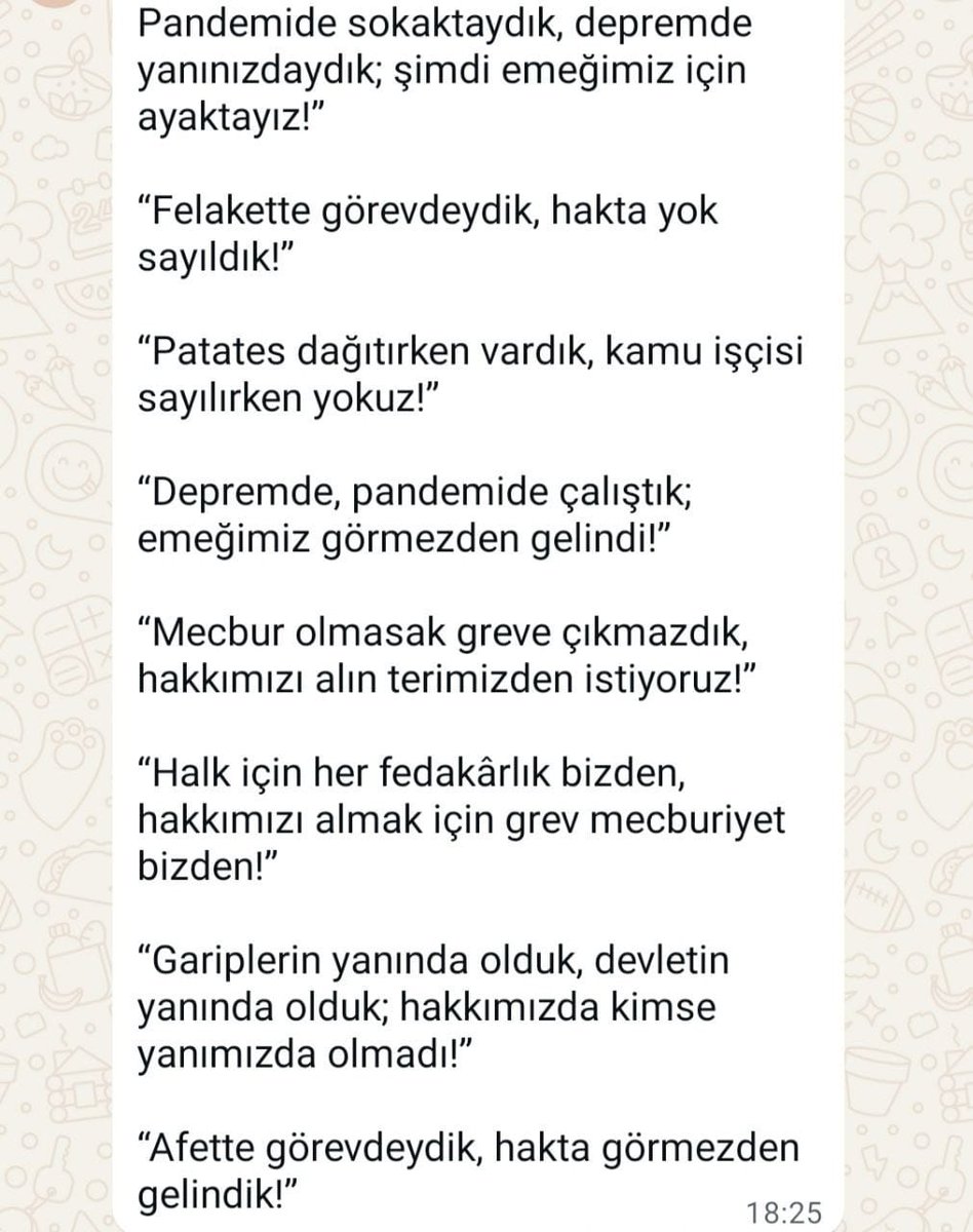 Troller algı peşinde, lütfen kul hakkına girmeyin, destek veren herkese teşekkürler. Yapılan haksızlık, adaletsizlik.
#SYDVdeGREVEdevam