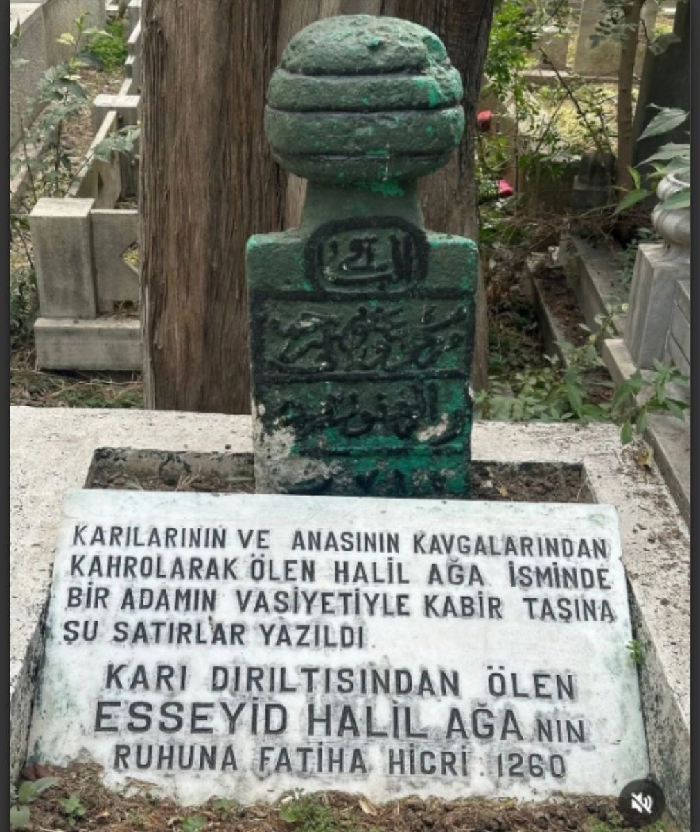 Karı dırdırından ölen adamın mezarı 😁😁😁