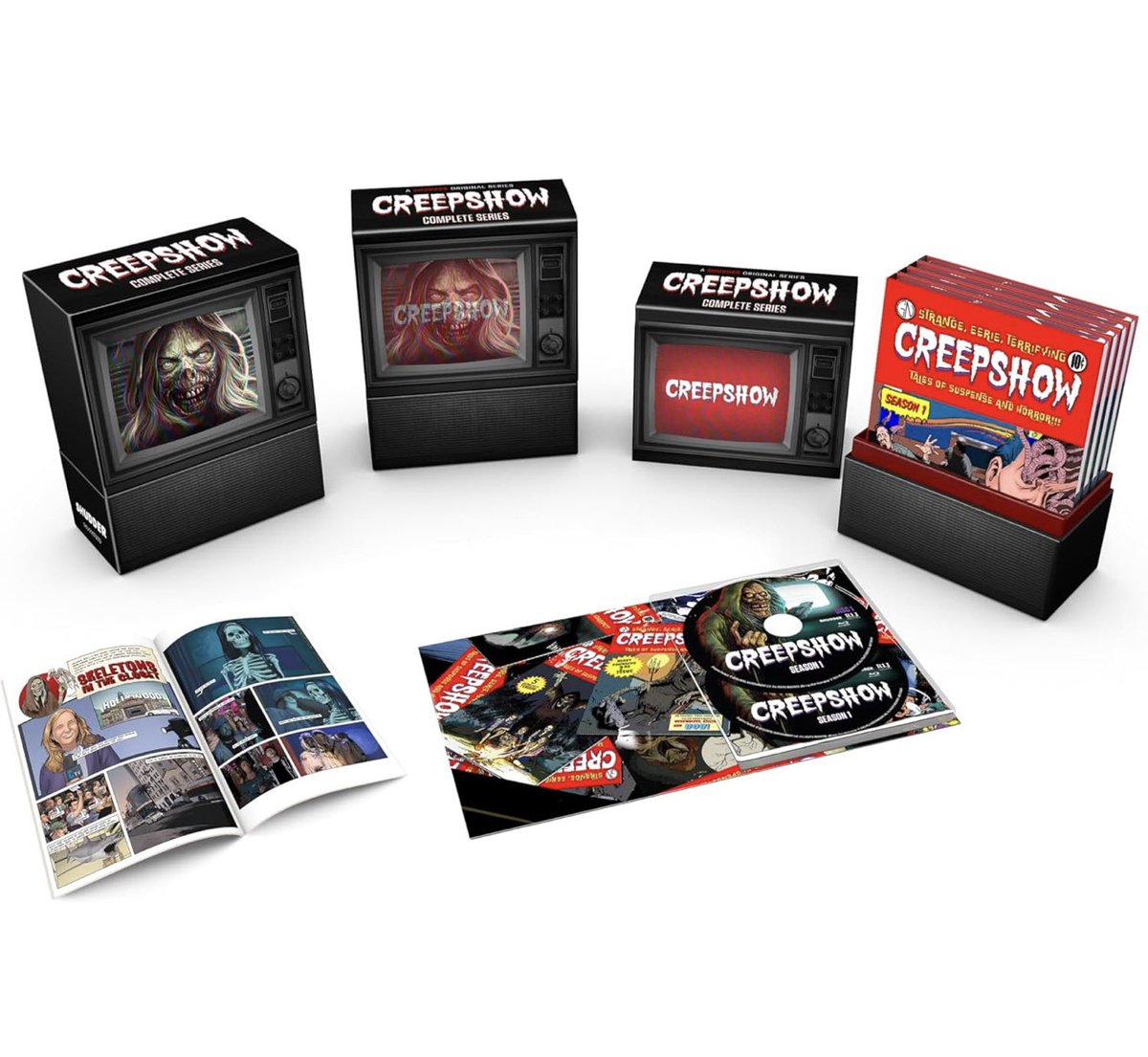 Coming to Blu-ray 11/11 from @shudder 

Creepshow Complete Series [Blu-Ray]

PRE-ORDER: amzn.to/4mF2HVH

#Shudder #Creepshow  #Bluray #physicalmedia #MovieNight
#Horror #HorrorCommunity #FilmCommunity #Bluray #4K #4KBluray #4KUltraHD 
#DVD #VHS #physicalmedia
