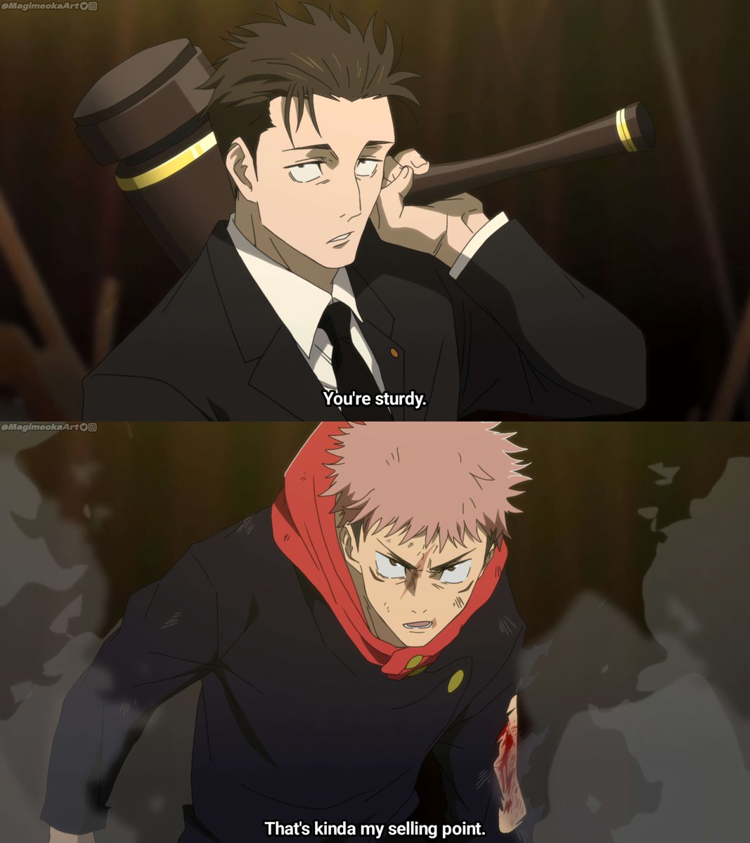Itadori vs Higuruma anime style!🔥
#JujutsuKaisen #JJK