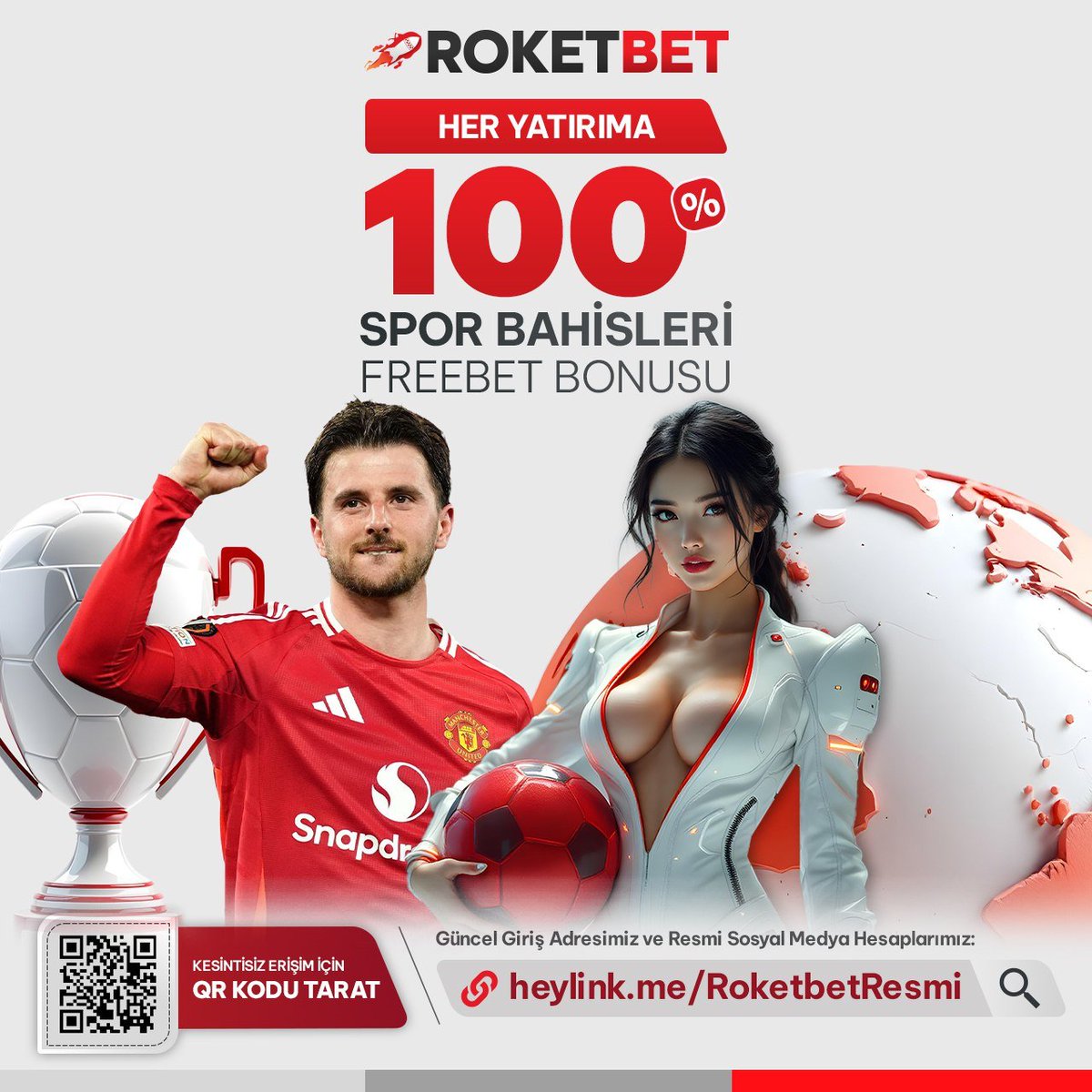 👨‍🦰 Durma, Günün İlk Yatırımınını Yap ;

⚽️ %100 Freebet Bonusu Kap

🔗 Güncel Giriş - kslnk.com/roketresmi

😗 Şimdi Tam Bahis Zamanı

#roketbet #bonus #bahis